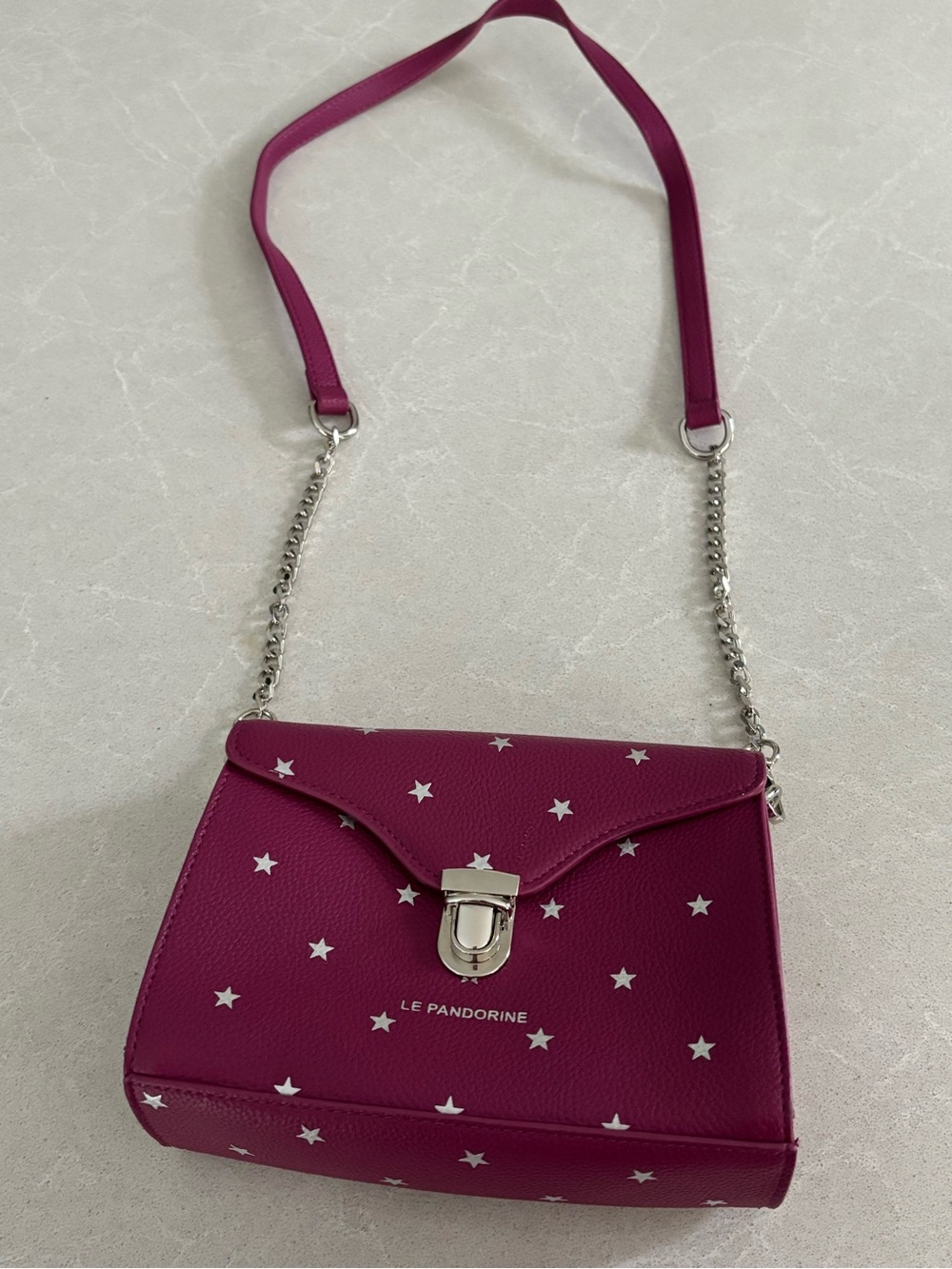 Le Pandorine Pink Star Crossbody Bag Collect Beautiful Moments